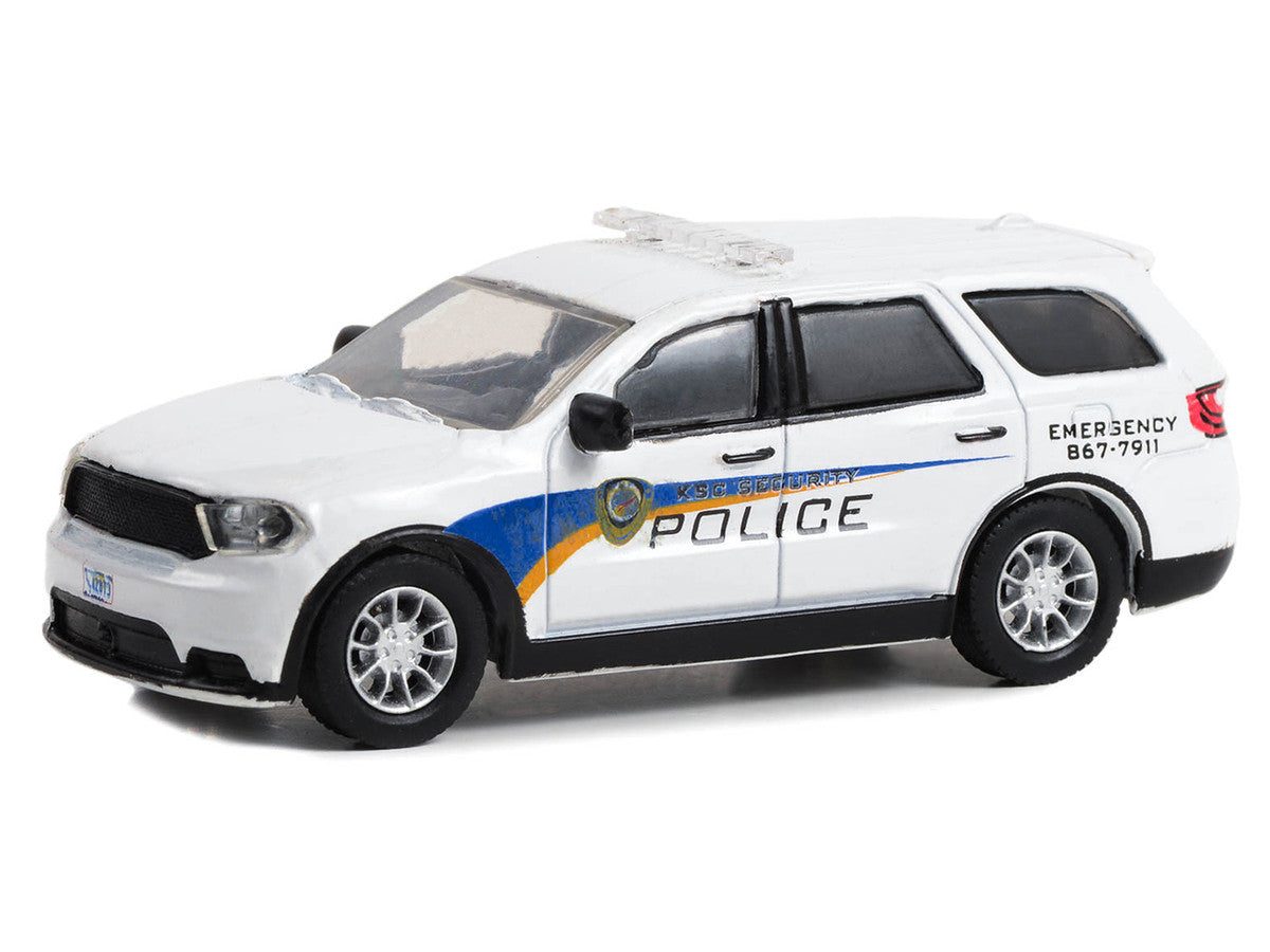 2017 Dodge Durango "Kennedy Space Center (KSC) Security Police Traffic Enforcement" White with Graphics "Hobby Exclusive" Series 1/64 Diecast Model Car by Greenlight Greenlight