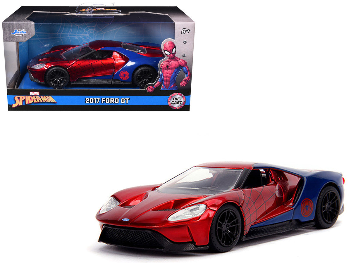 2017 Ford GT "Spider-Man" Theme "Marvel" Series 1/32 Diecast Model Car by Jada Jada