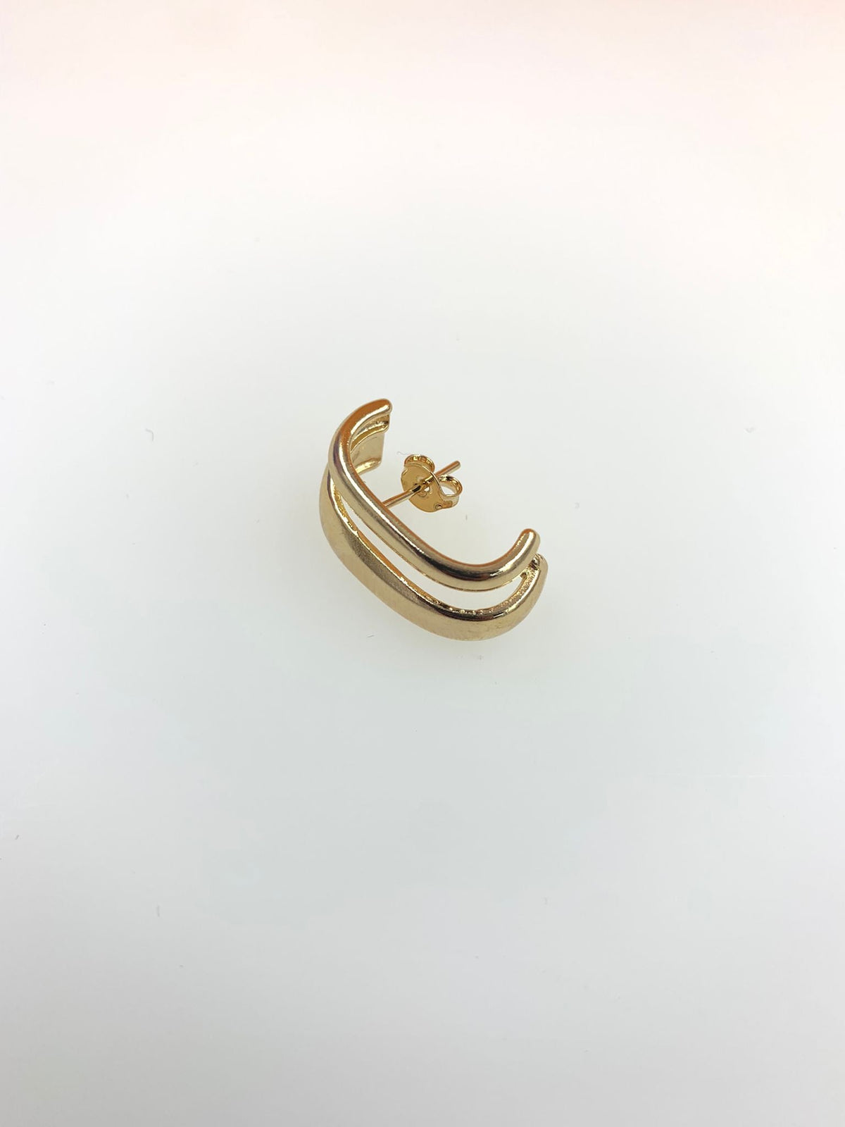 Gold Filled Modern Thick Cuff Earring MIA Jewelry