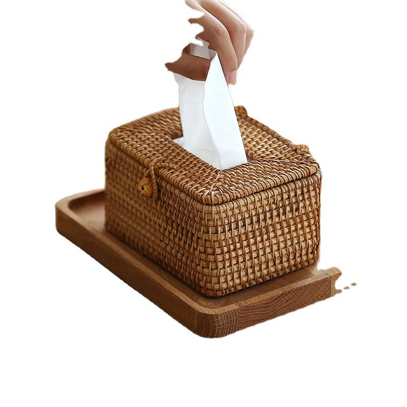 Handmade rattan tissue box Best YouTube Store