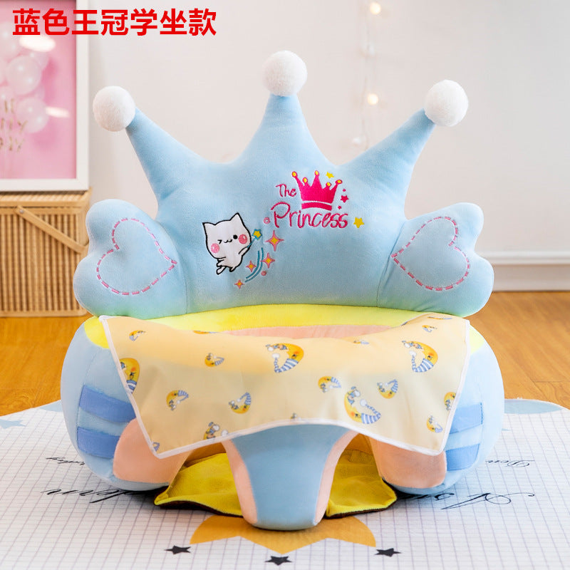 Crown Baby Learning Chair Plush Sofa for Infants LuxuryLifeWay Online Store