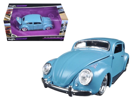 Volkswagen Beetle Blue "Outlaws" 1/24 Diecast Model Car by Maisto Maisto