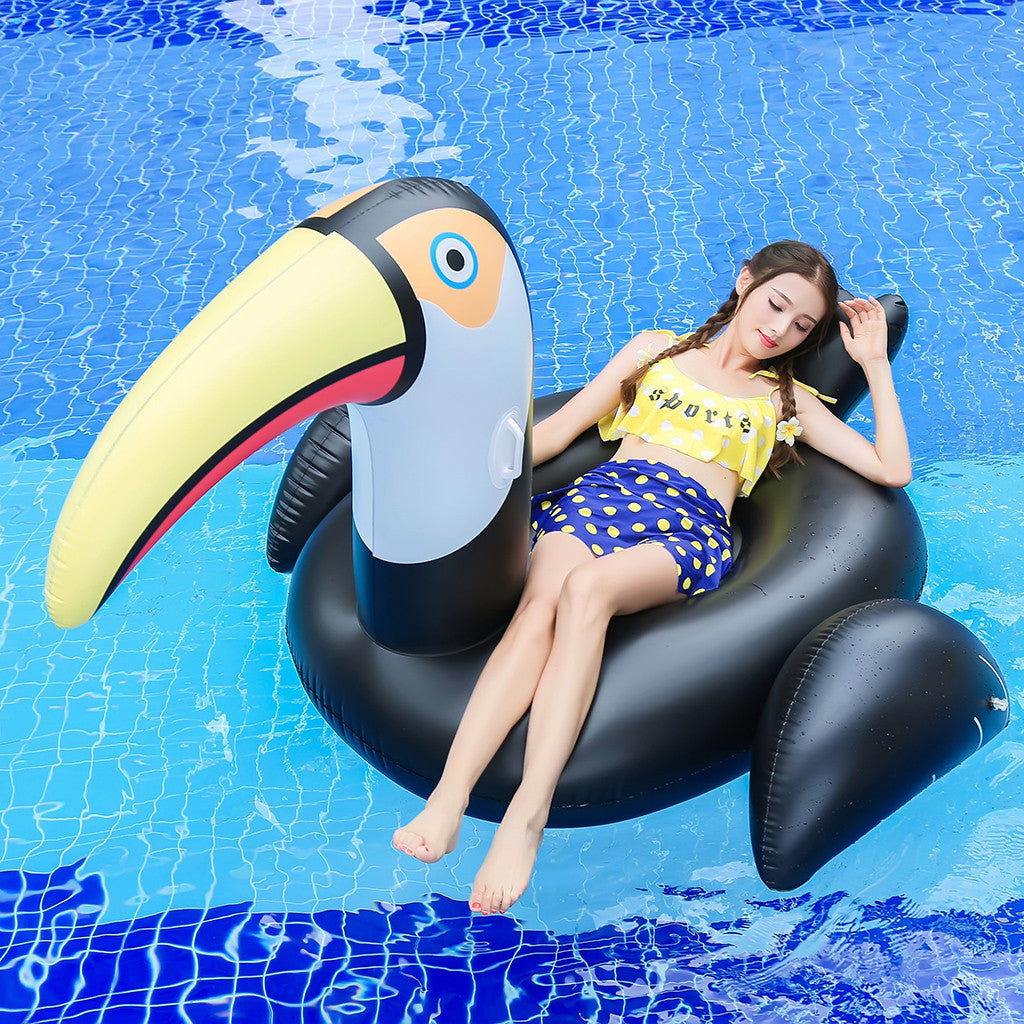 Floating Row 70IN L Giant Woodpecker Bird Pool Suitable For Children And Adults