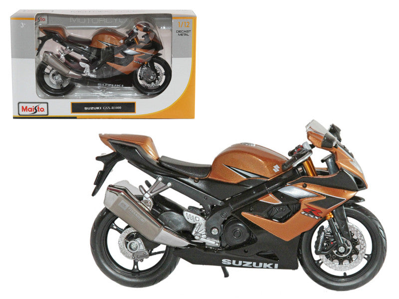Suzuki GSX R1000 Bronze 1/12 Diecast Motorcycle Model by Maisto Maisto