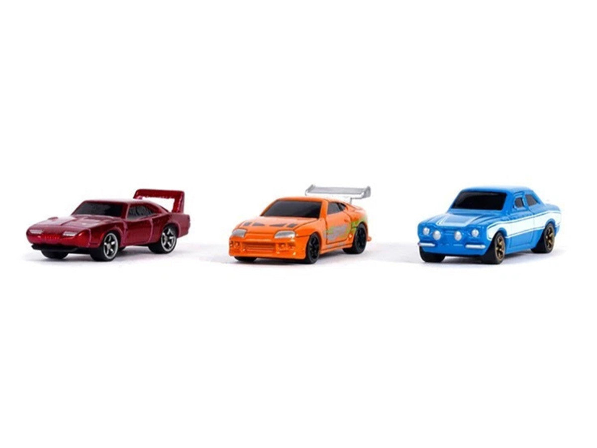 "Fast & Furious 25th Anniversary" 3 piece Set #2 "Nano Hollywood Rides" Diecast Model Cars by Jada Jada