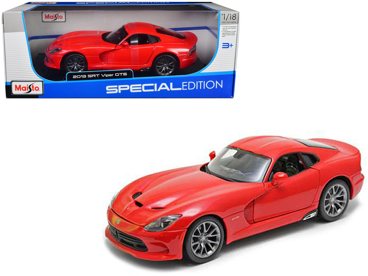 2013 Dodge Viper GTS SRT Red 1/18 Diecast  Model Car by Maisto Maisto