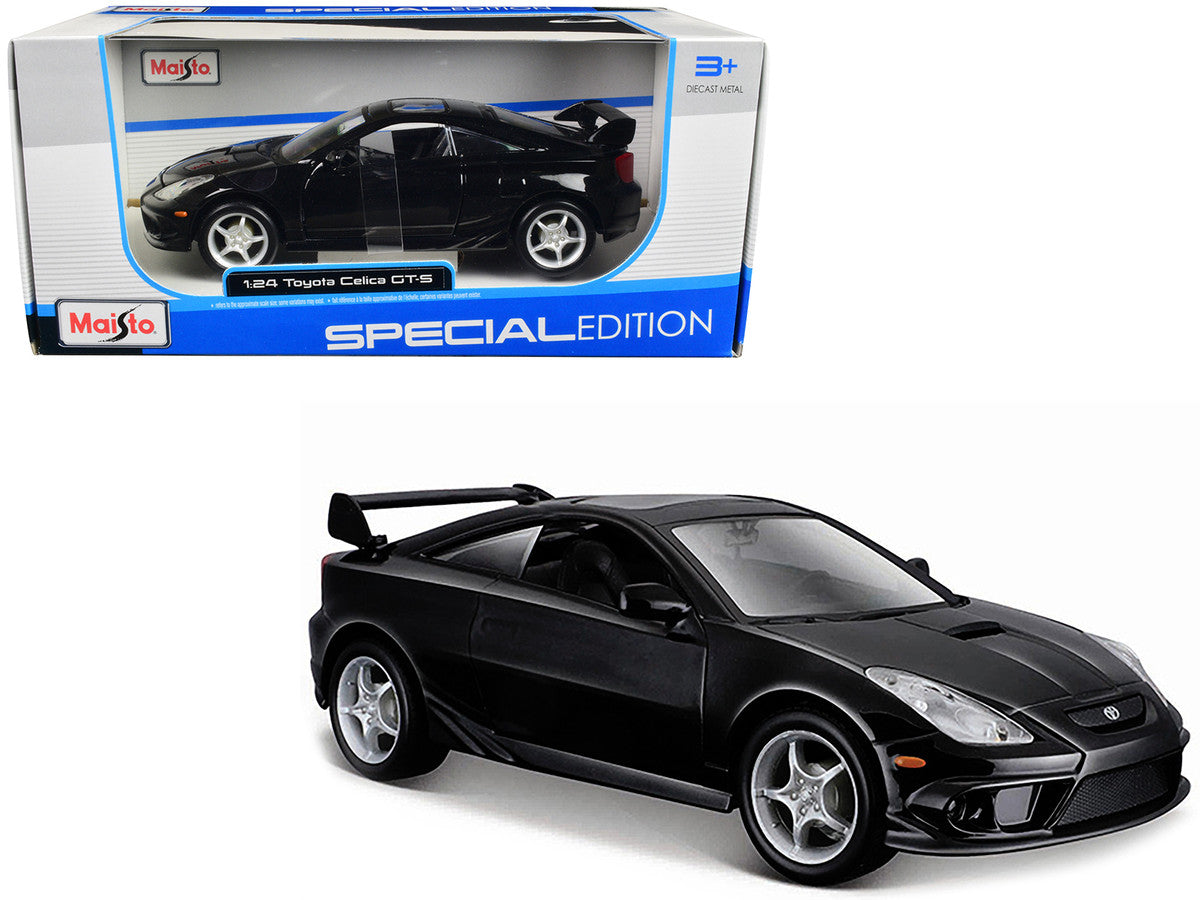 Toyota Celica GT-S Black "Special Edition" Series 1/24 Diecast Model Car by Maisto Maisto