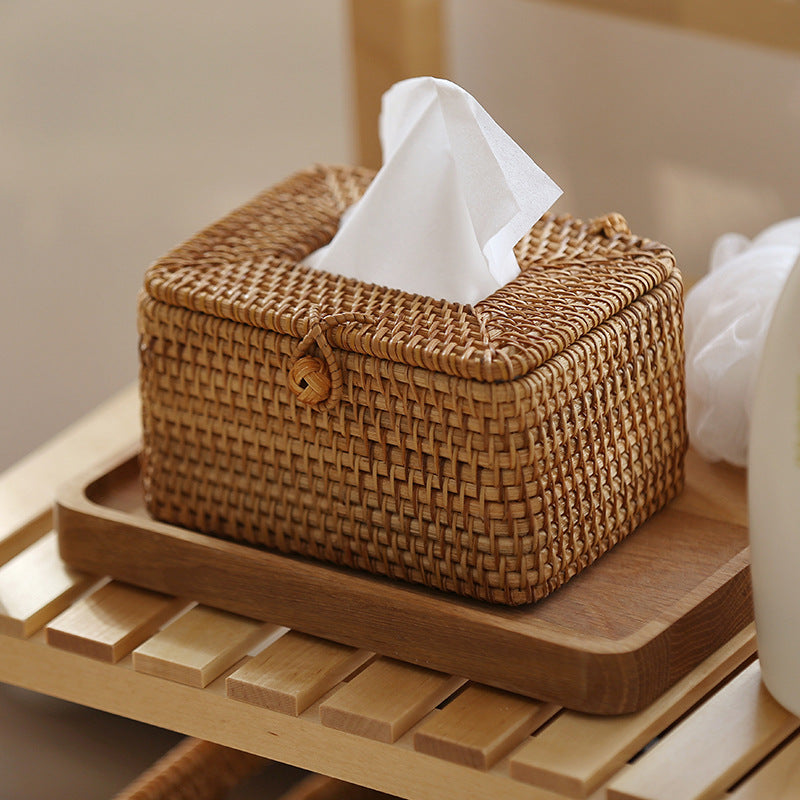 Handmade rattan tissue box Best YouTube Store