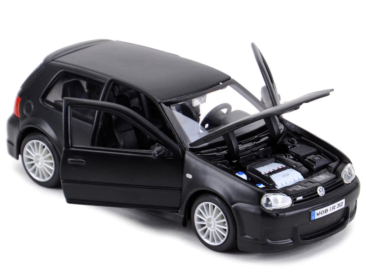 Volkswagen Golf R32 Matt Black "Special Edition" Series 1/24 Diecast Model Car by Maisto Maisto
