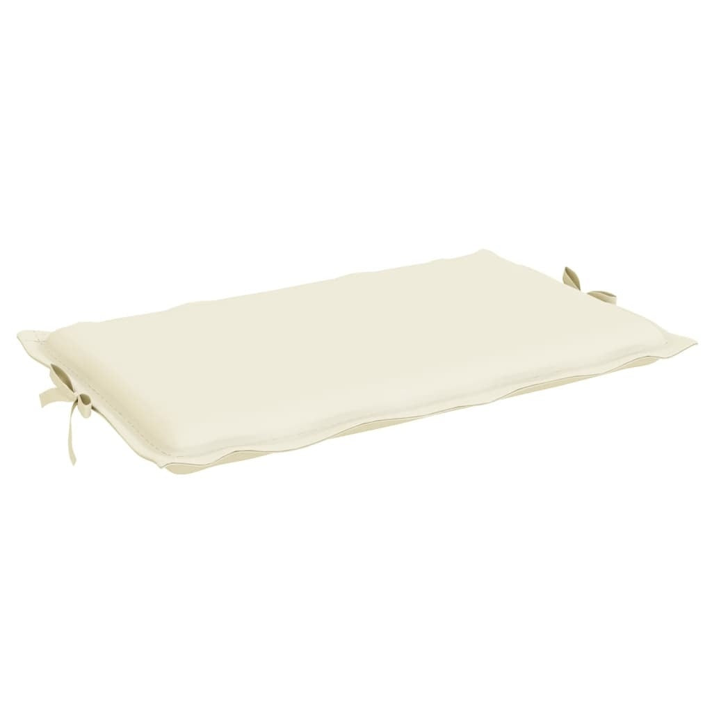 Sun Lounger Cushion Cream 73.2"x22.8"x1.6" Oxford Fabric W2B