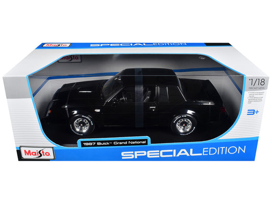 1987 Buick Grand National Black "Special Edition" Series 1/18 Diecast Model Car by Maisto-0