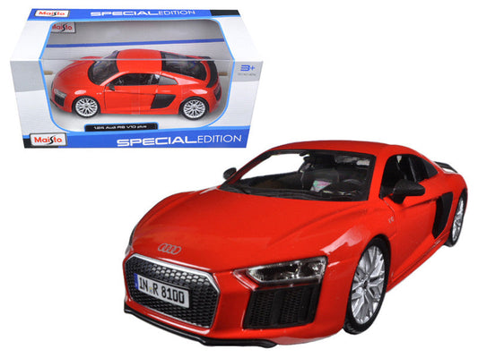 Audi R8 V10 Plus Red Special Edition 1/24 Diecast Model Car by Maisto Maisto