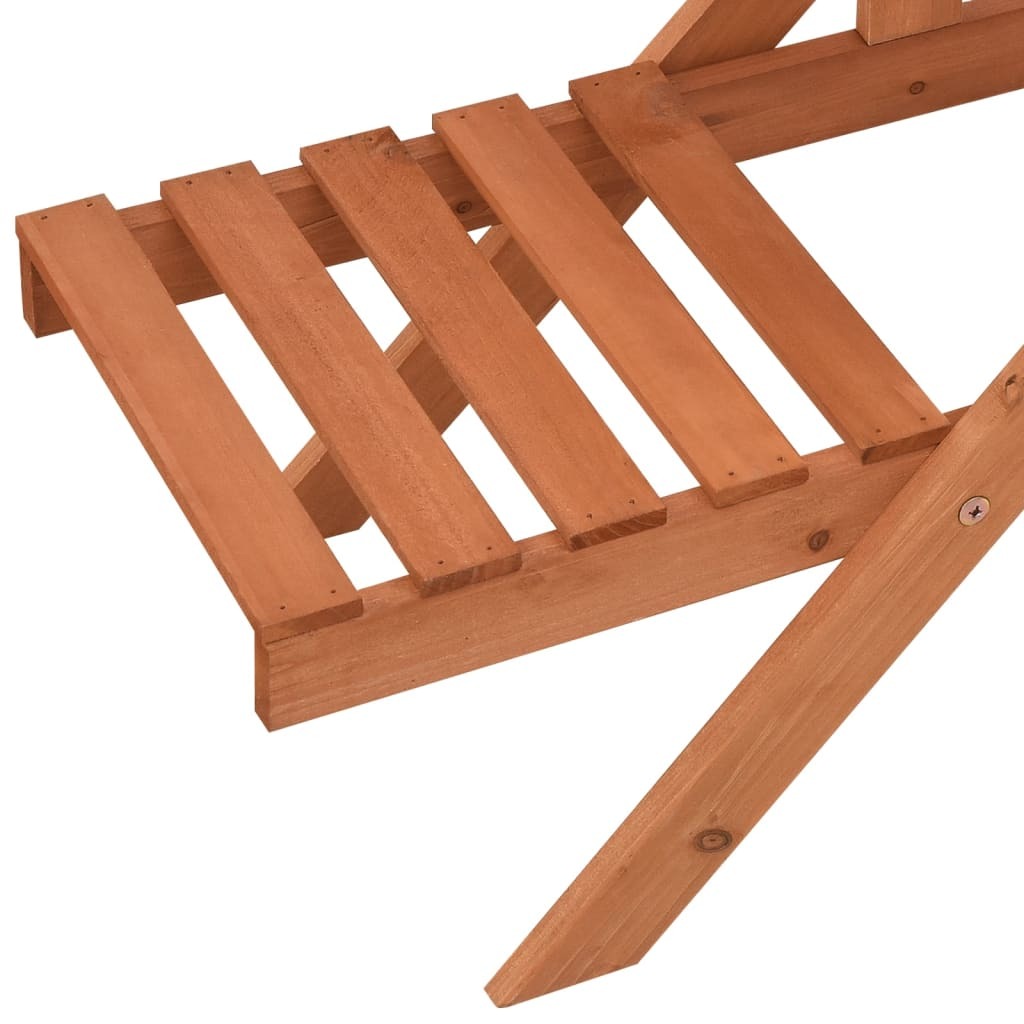 Plant Stand 32.7"x9.8"x52" Solid Firwood W2B
