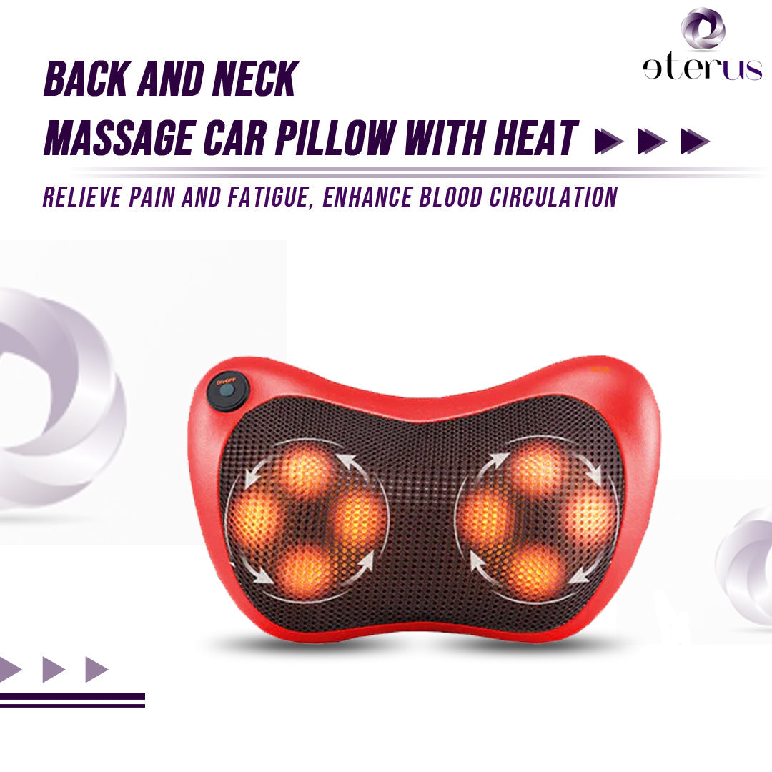 Back and Neck Massage Pillow w/Heat LuxuryLifeWay Online Store