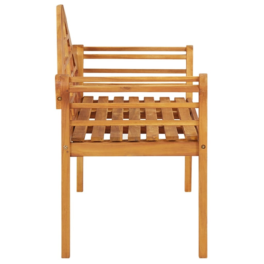 Patio Bench 49.2" Solid Wood Acacia W2B