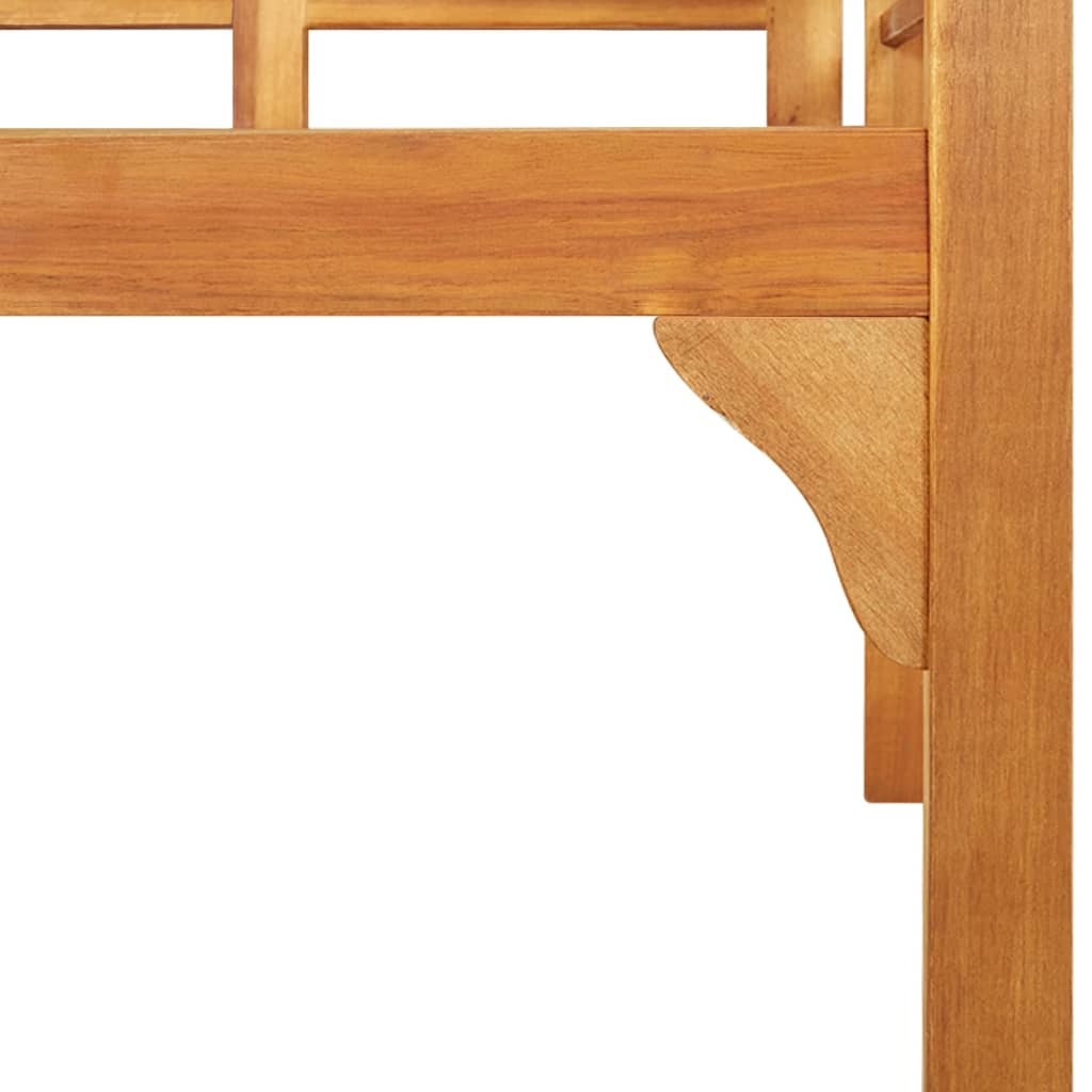 Patio Bench 49.2" Solid Wood Acacia W2B