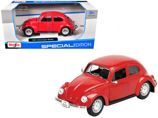 1973 Volkswagen Beetle Red 1/24 Diecast Model Car by Maisto Maisto