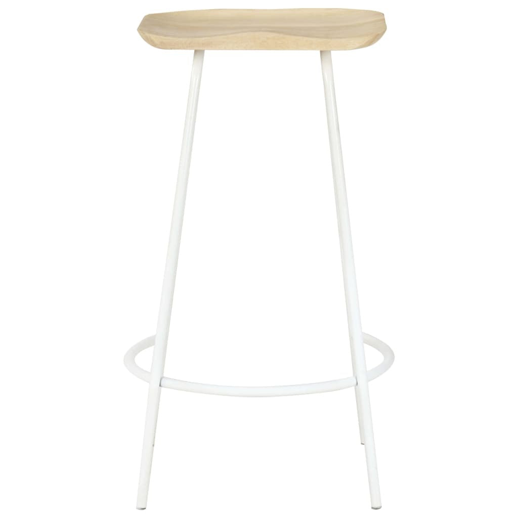 Bar Stools 4 pcs Solid Mango Wood W2B