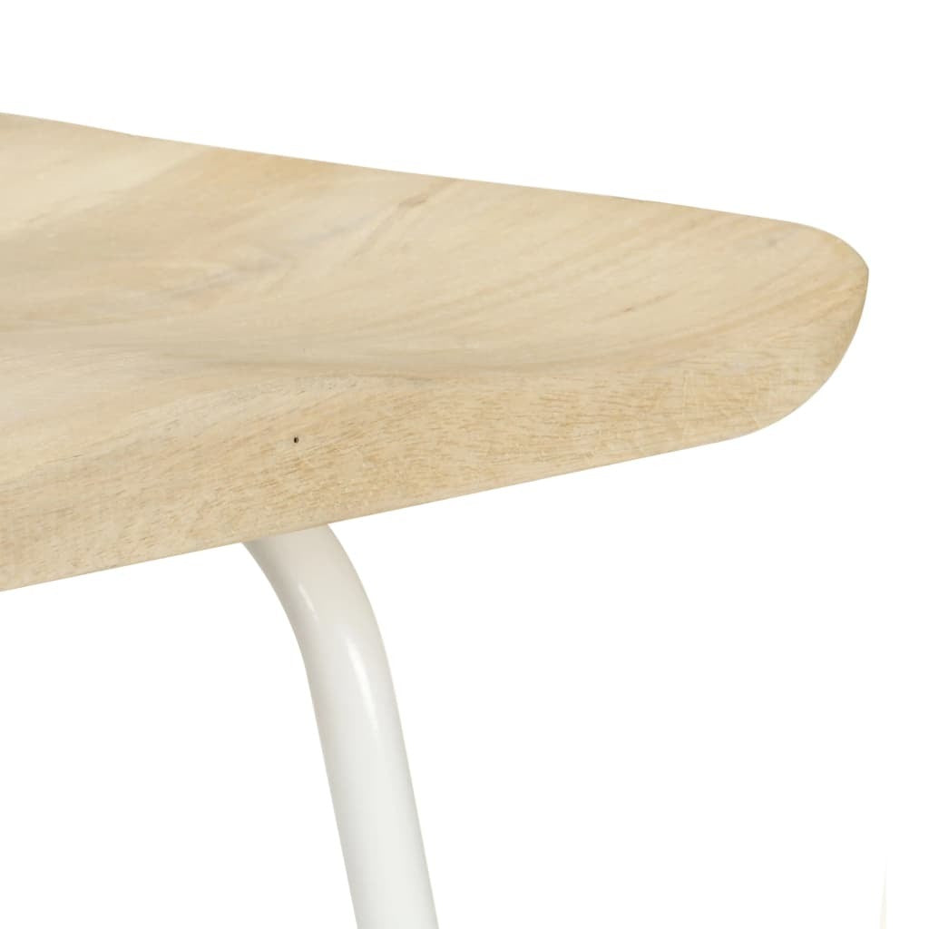 Bar Stools 4 pcs Solid Mango Wood W2B