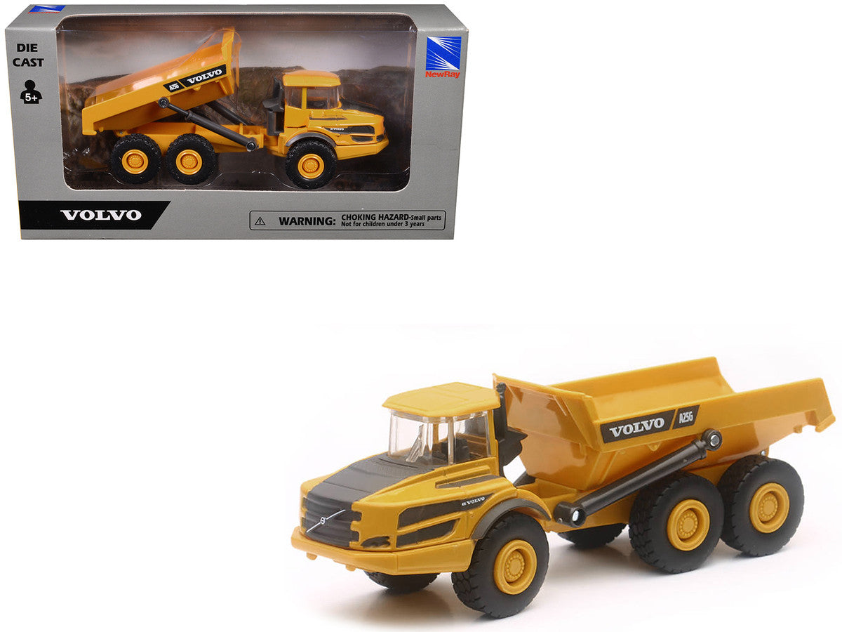 Volvo A25G Dump Truck Yellow Diecast Model by New Ray New Ray