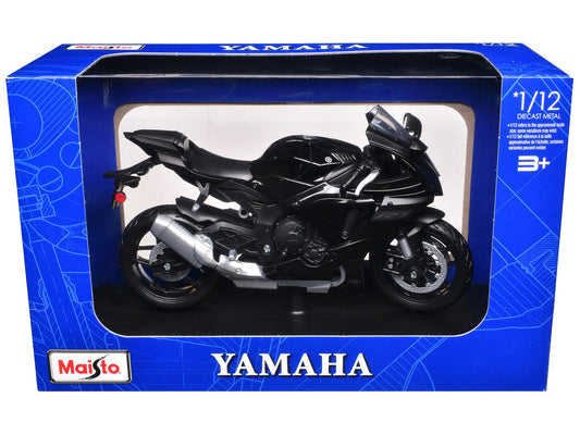 Yamaha YZF-R1 Black 1/12 Diecast Motorcycle Model by Maisto Maisto