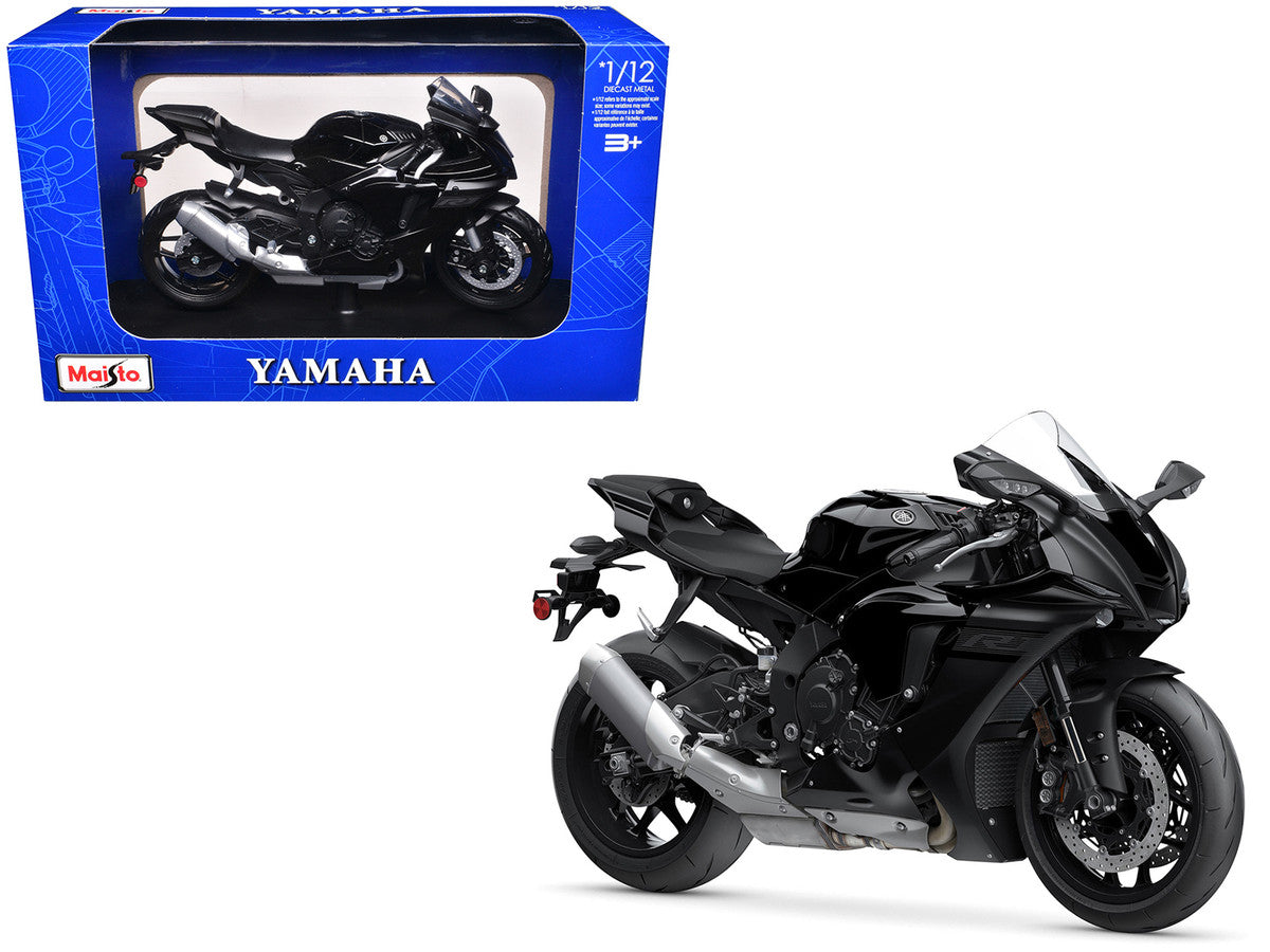 Yamaha YZF-R1 Black 1/12 Diecast Motorcycle Model by Maisto Maisto