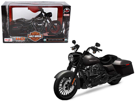 2017 Harley-Davidson King Road Special Black 1/12 Diecast Motorcycle Model by Maisto Maisto