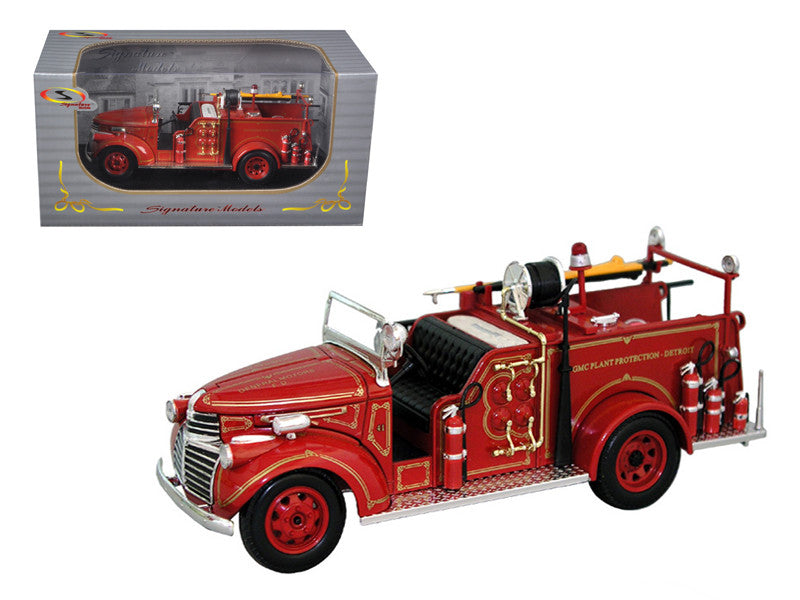 1941 GMC Fire Engine Truck Red 1/32 Diecast Model by Signature Models Signature Models