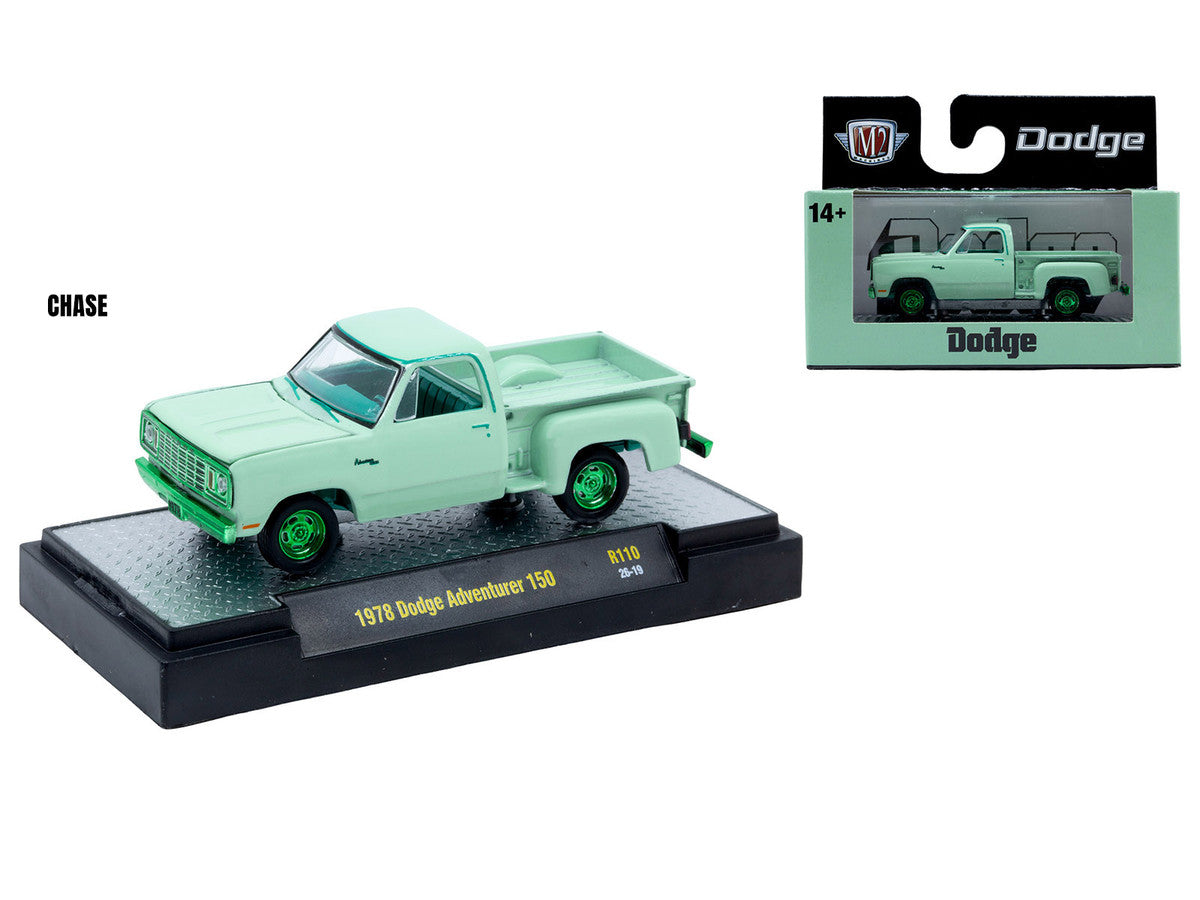 "Auto-Thentics" 6 piece Set Release 110 IN DISPLAY CASES Limited Edition 1/64 Diecast Model Cars by M2 Machines M2