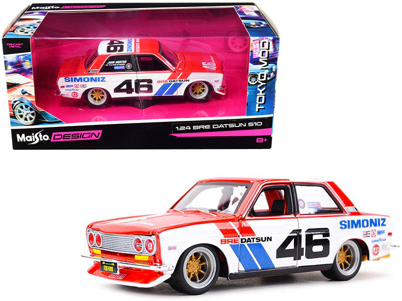 Datsun 510 #46 "Simoniz" BRE (Brock Racing Enterprises) "Tokyo Mod" 1/24 Diecast Model Car by Maisto Maisto