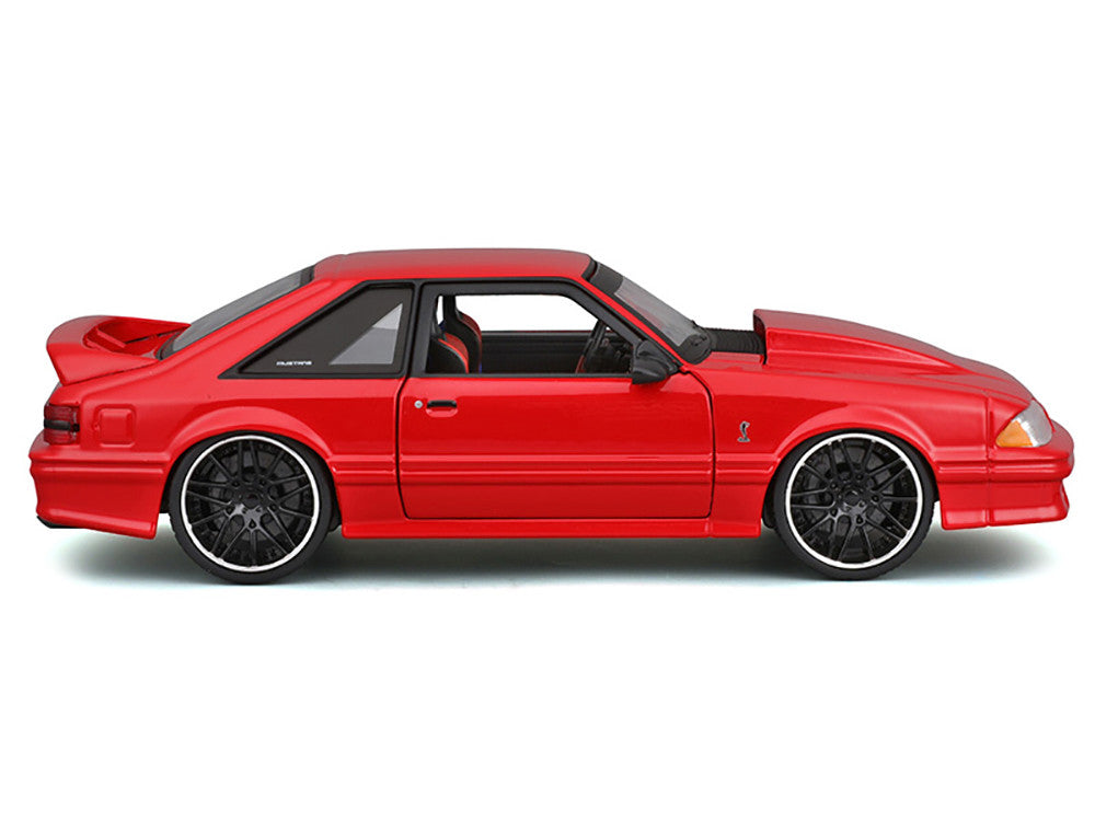 1993 Ford Mustang SVT Cobra Red "Classic Muscle" "Maisto Design" Series 1/24 Diecast Model Car by Maisto Maisto