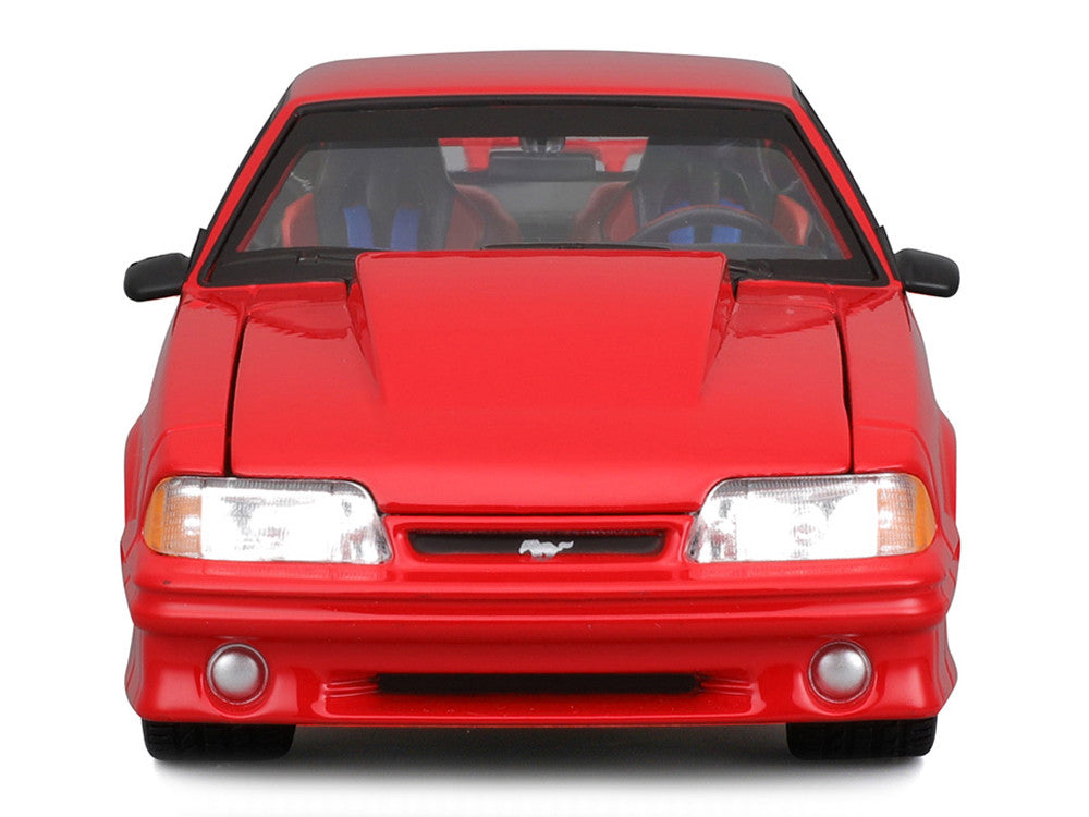 1993 Ford Mustang SVT Cobra Red "Classic Muscle" "Maisto Design" Series 1/24 Diecast Model Car by Maisto Maisto
