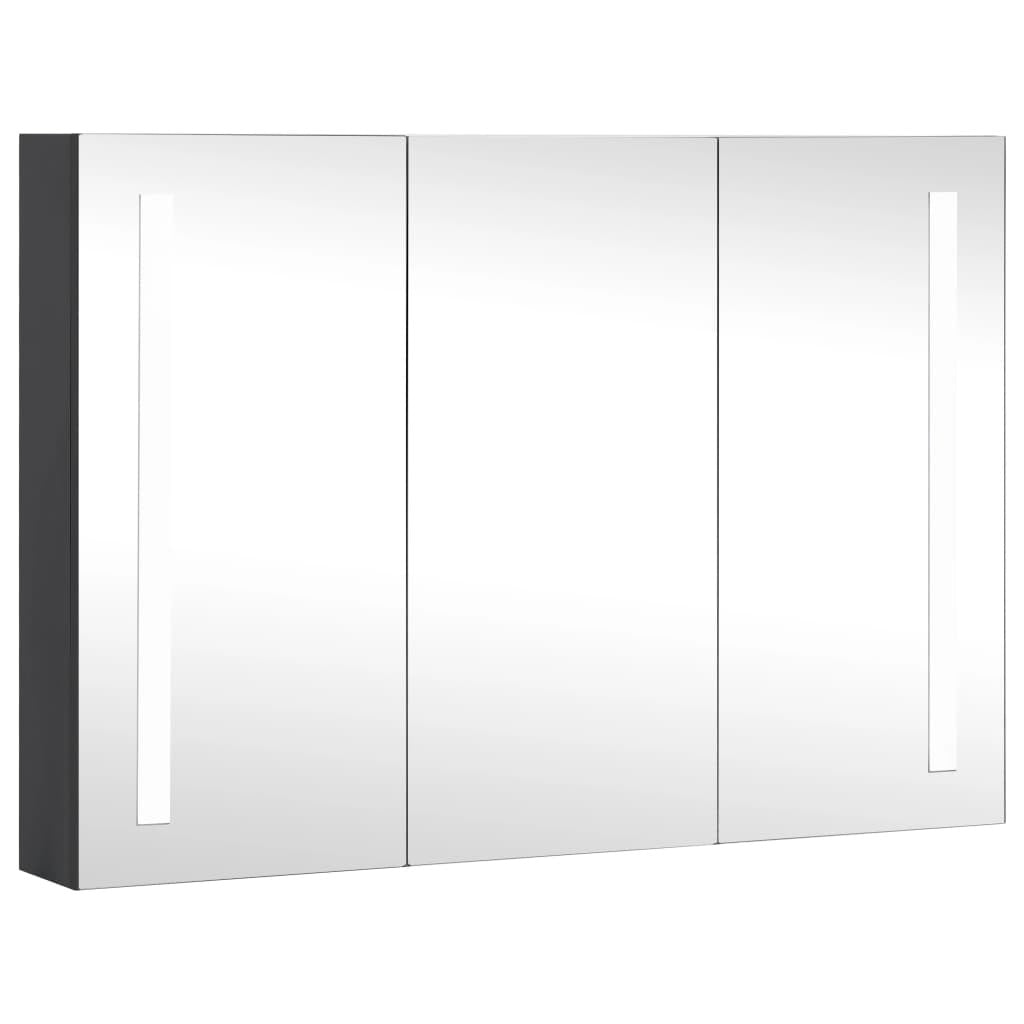 LED Bathroom Mirror Cabinet 35"x5.5"x24.4" W2B