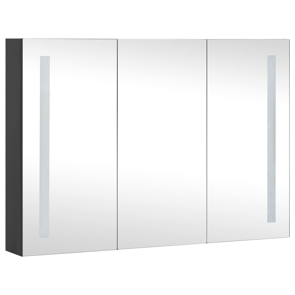 LED Bathroom Mirror Cabinet 35"x5.5"x24.4" W2B