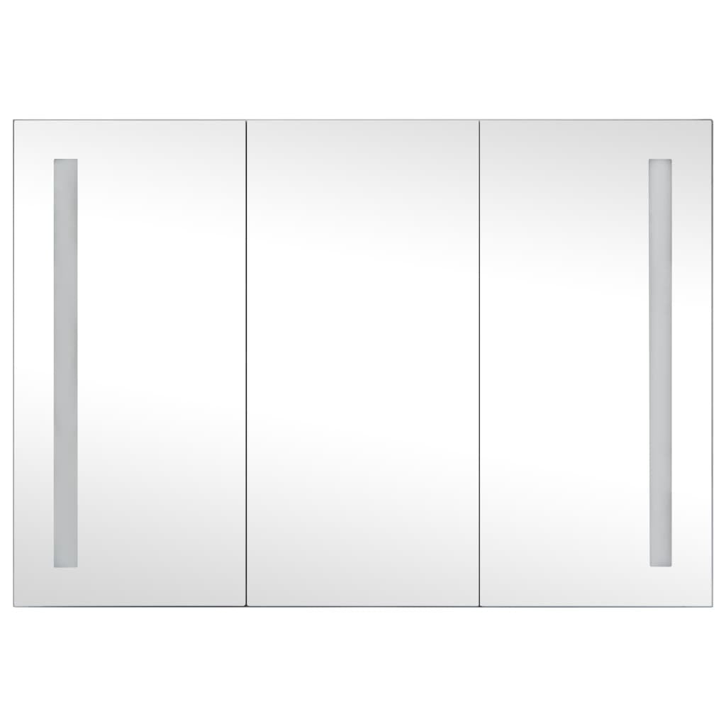 LED Bathroom Mirror Cabinet 35"x5.5"x24.4" W2B