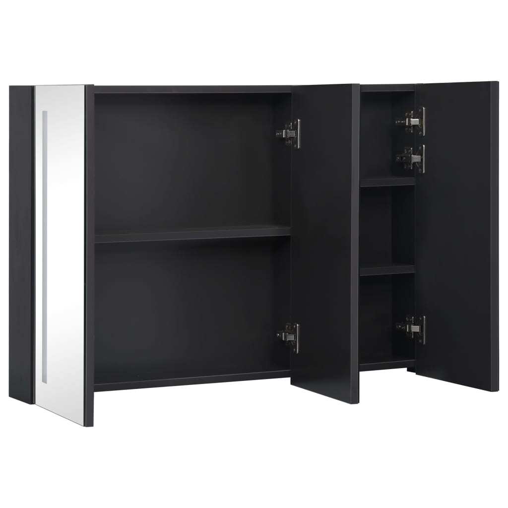 LED Bathroom Mirror Cabinet 35"x5.5"x24.4" W2B