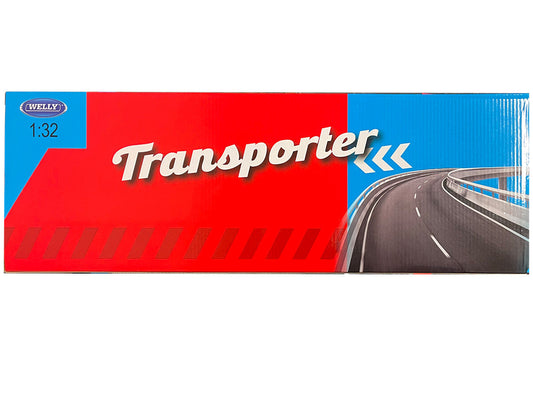 Freightliner Cascadia Truck White with White Tanker Trailer "Transporter" Series 1/32 Diecast Model by Welly Welly