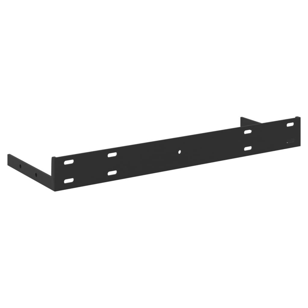 Floating Wall Shelves 2 pcs Oak and White 15.7"x9.1"x1.5" MDF W2B