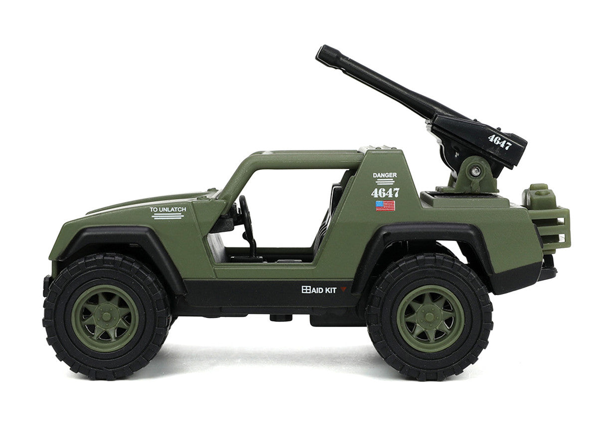 V.A.M.P. Olive Green "G.I. Joe" "Hollywood Rides" Series 1/32 Diecast Car Model by Jada Jada