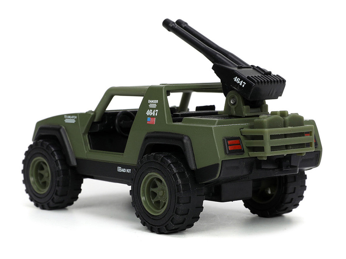 V.A.M.P. Olive Green "G.I. Joe" "Hollywood Rides" Series 1/32 Diecast Car Model by Jada Jada