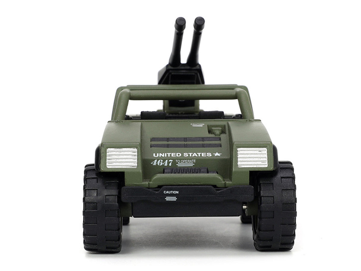 V.A.M.P. Olive Green "G.I. Joe" "Hollywood Rides" Series 1/32 Diecast Car Model by Jada Jada