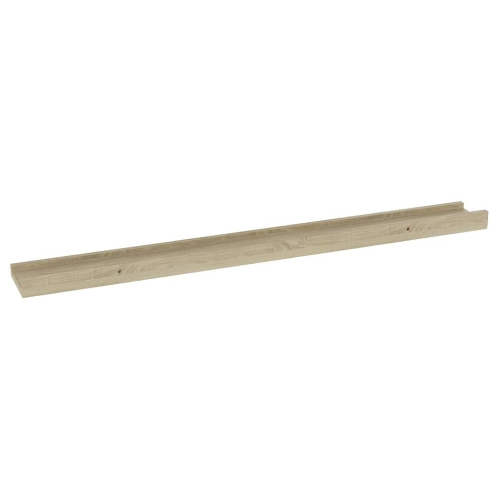 Wall Shelves 4 pcs Sonoma Oak 31.5"x3.5"x1.2 W2B