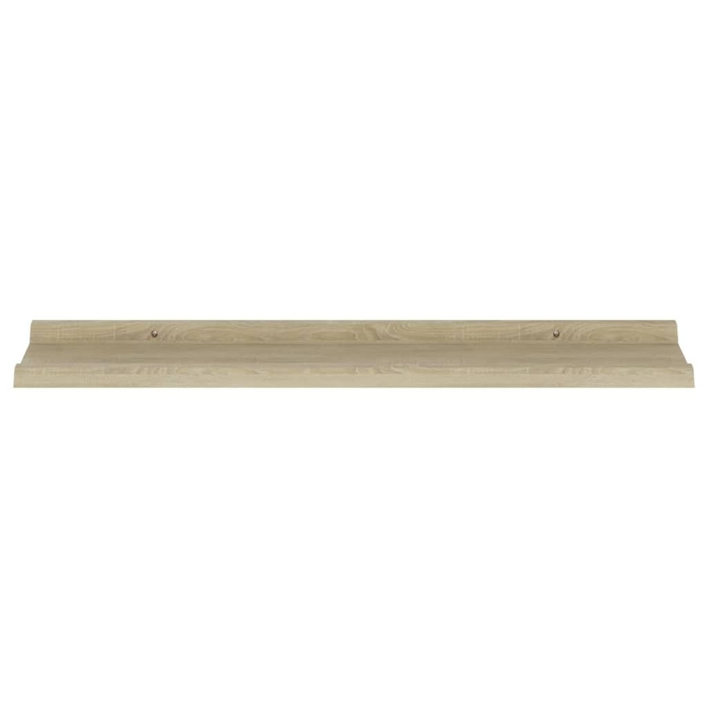 Wall Shelves 4 pcs Sonoma Oak 31.5"x3.5"x1.2 W2B