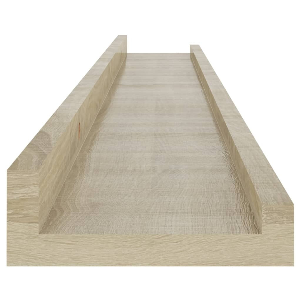 Wall Shelves 4 pcs Sonoma Oak 31.5"x3.5"x1.2 W2B