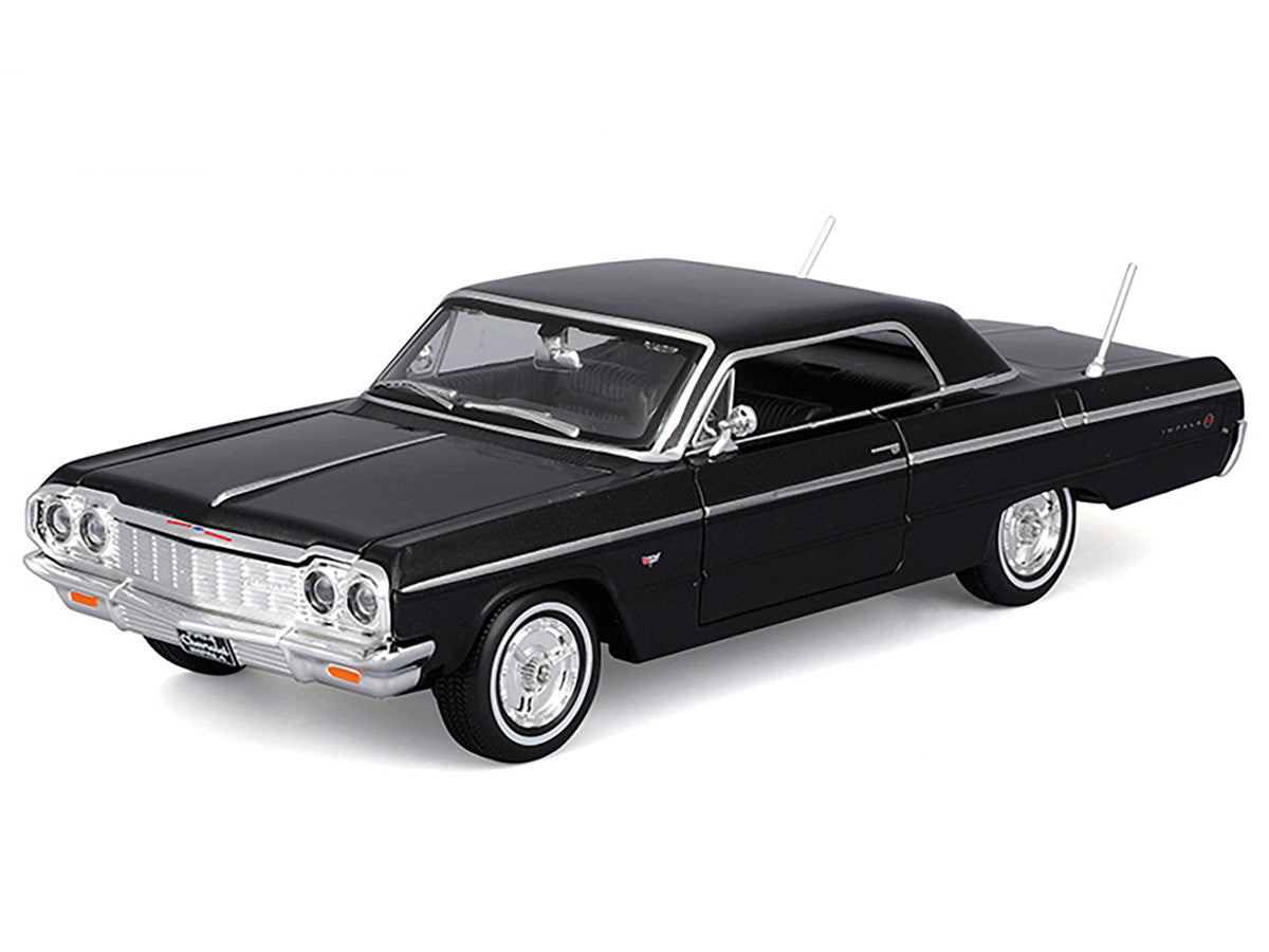 1964 Chevrolet Impala SS Black "Special Edition" Series 1/26 Diecast Model Car by Maisto Maisto