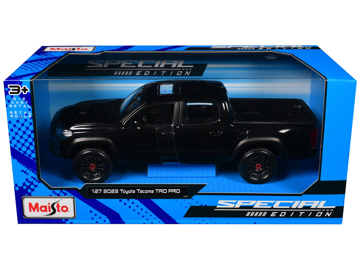 2023 Toyota Tacoma TRD PRO Pickup Truck Black Metallic with Sunroof "Special Edition" Series 1/27 Diecast Model Car by Maisto Maisto