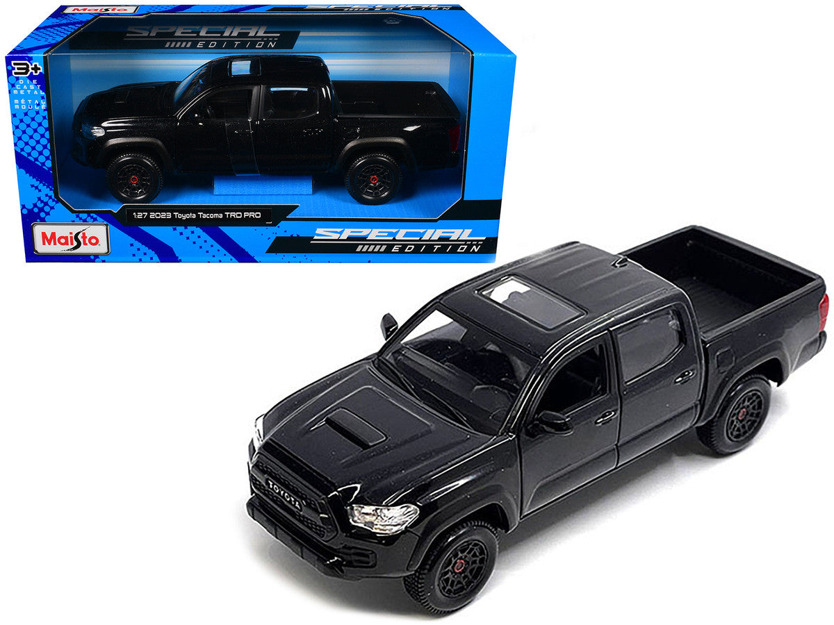 2023 Toyota Tacoma TRD PRO Pickup Truck Black Metallic with Sunroof "Special Edition" Series 1/27 Diecast Model Car by Maisto Maisto