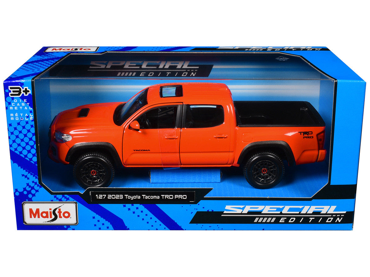 2023 Toyota Tacoma TRD PRO Pickup Truck Solar Octane Orange with Sunroof "Special Edition" Series 1/27 Diecast Model Car by Maisto Maisto