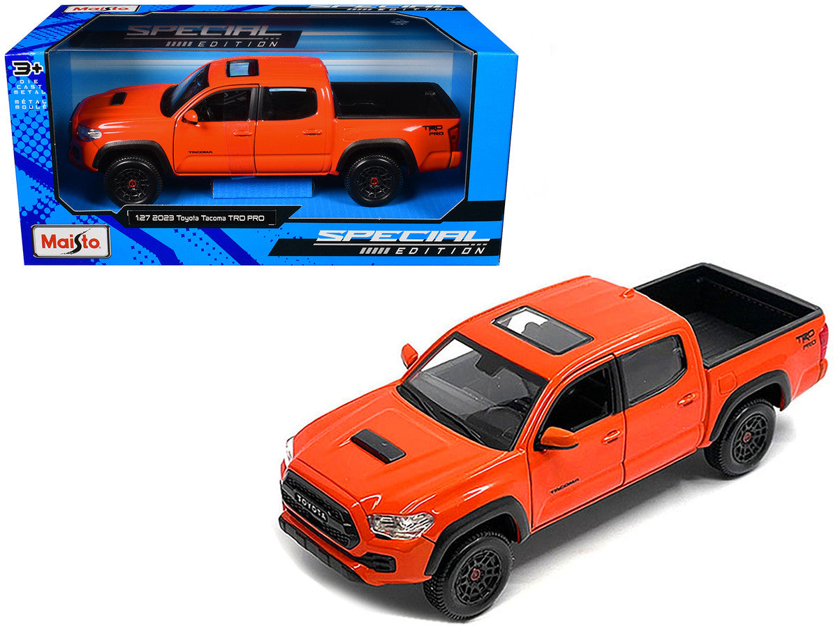 2023 Toyota Tacoma TRD PRO Pickup Truck Solar Octane Orange with Sunroof "Special Edition" Series 1/27 Diecast Model Car by Maisto Maisto