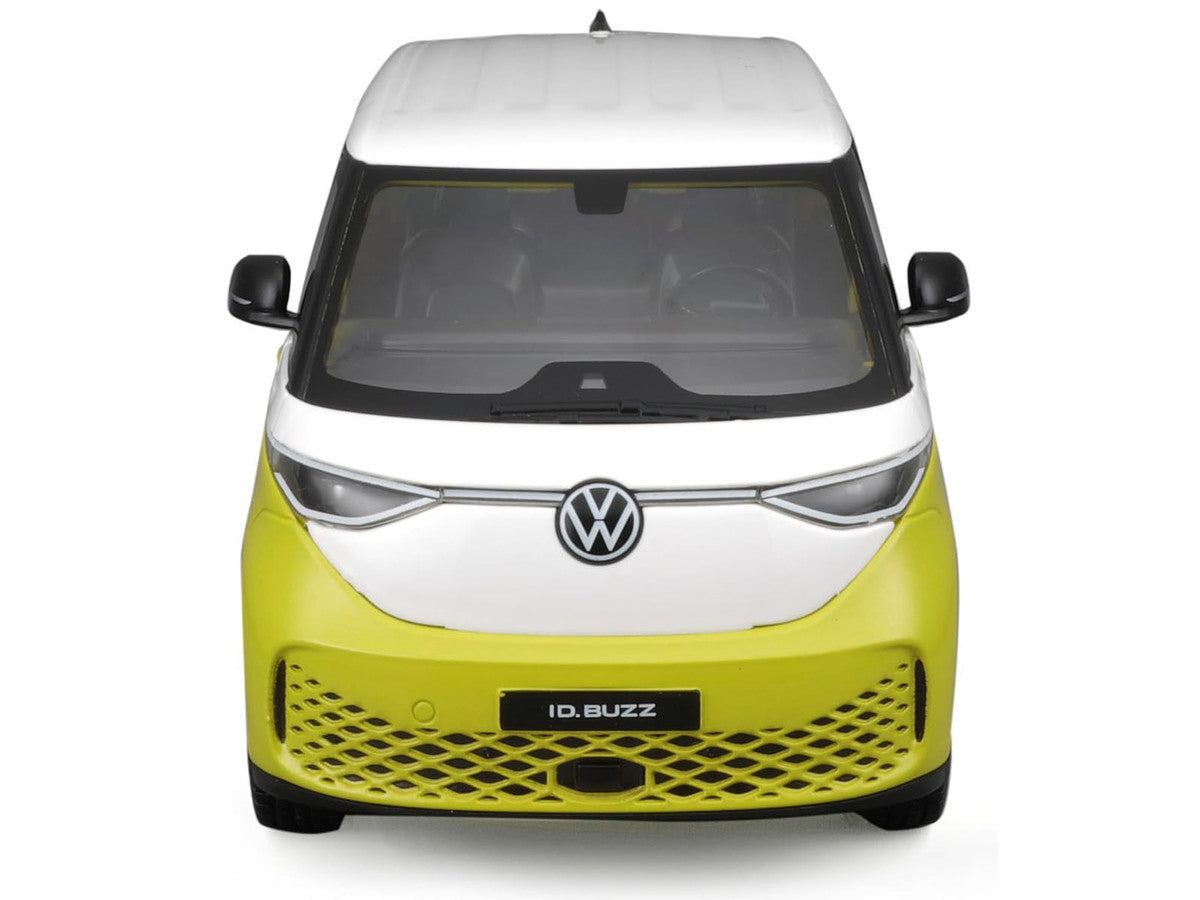 2023 Volkswagen ID. Buzz Van Yellow and White "Special Edition" Series 1/24 Diecast Model Car by Maisto Maisto
